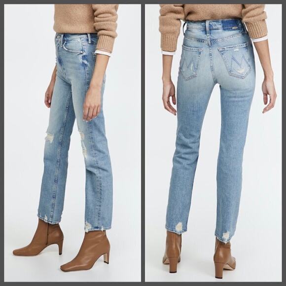 mother high waisted rider skimp the confession jeans size 32 New - Picture 2 of 9